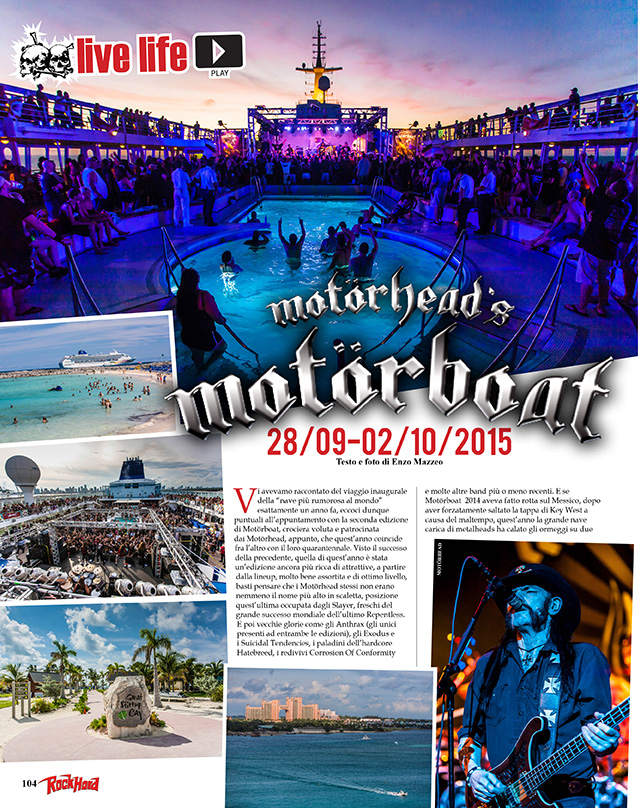 MOTÖRBOAT 2015 - ROCK HARD (ITALY)