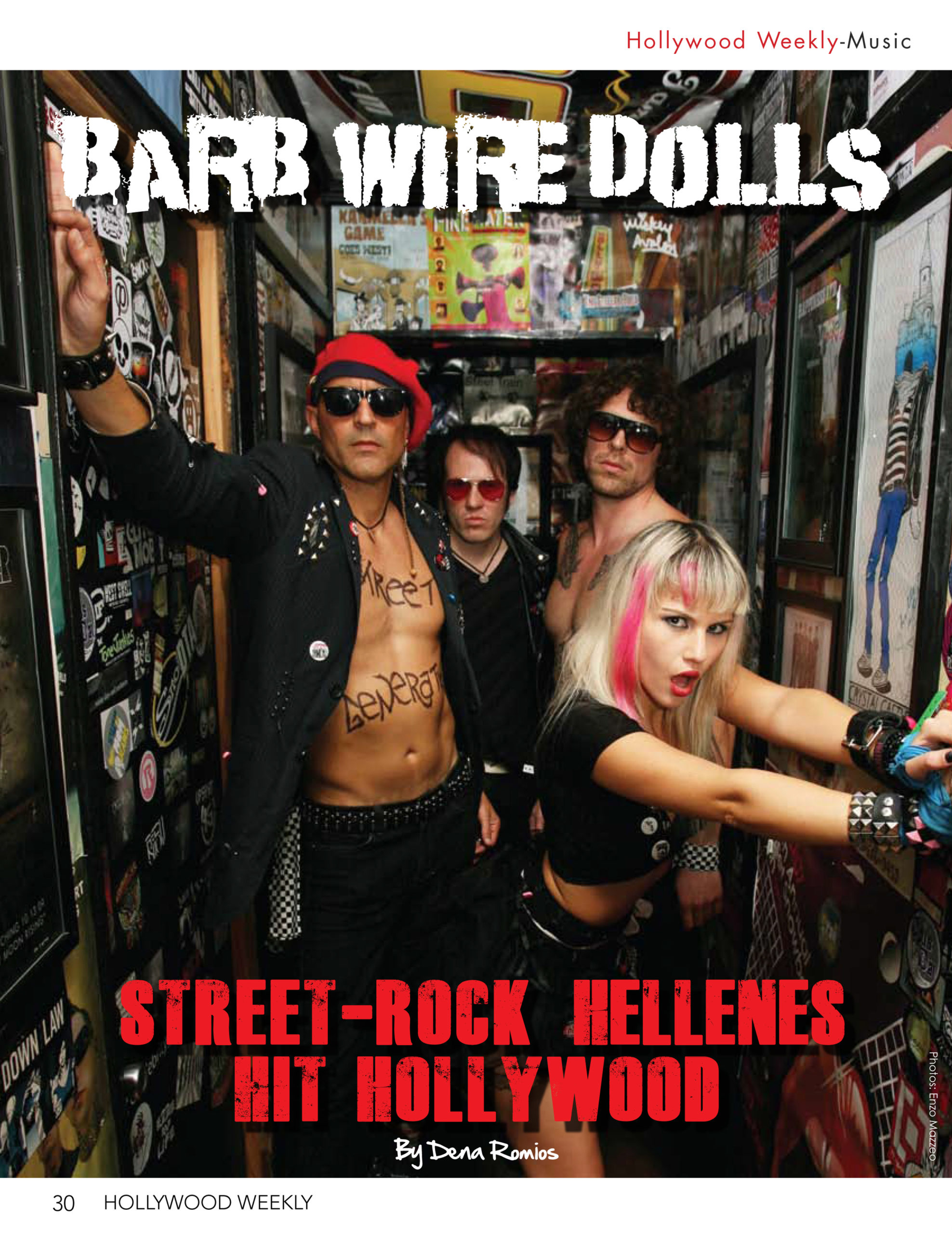 BARB WIRE DOLLS - HOLLYWOOD WEEKLY (USA)