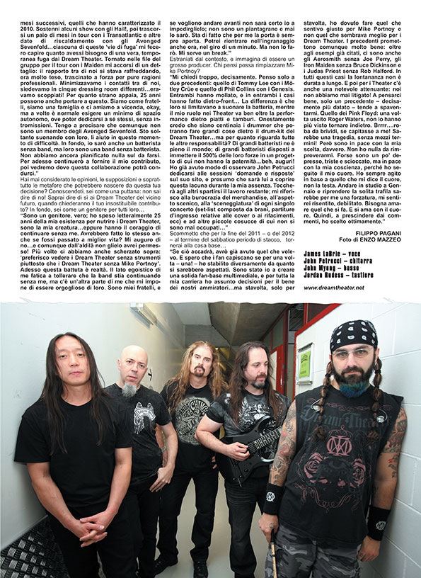 DREAM THEATER - METAL HAMMER (ITALY)